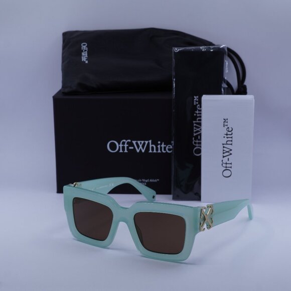 Off-White OERI14D MYSTIC 5364 Square Sunglasses – Sage/Brown - Picture 1 of 10